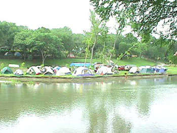 View from across the river