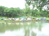 View of the campground from across the river