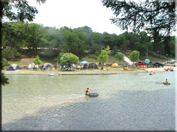 View of Roy's from across the river